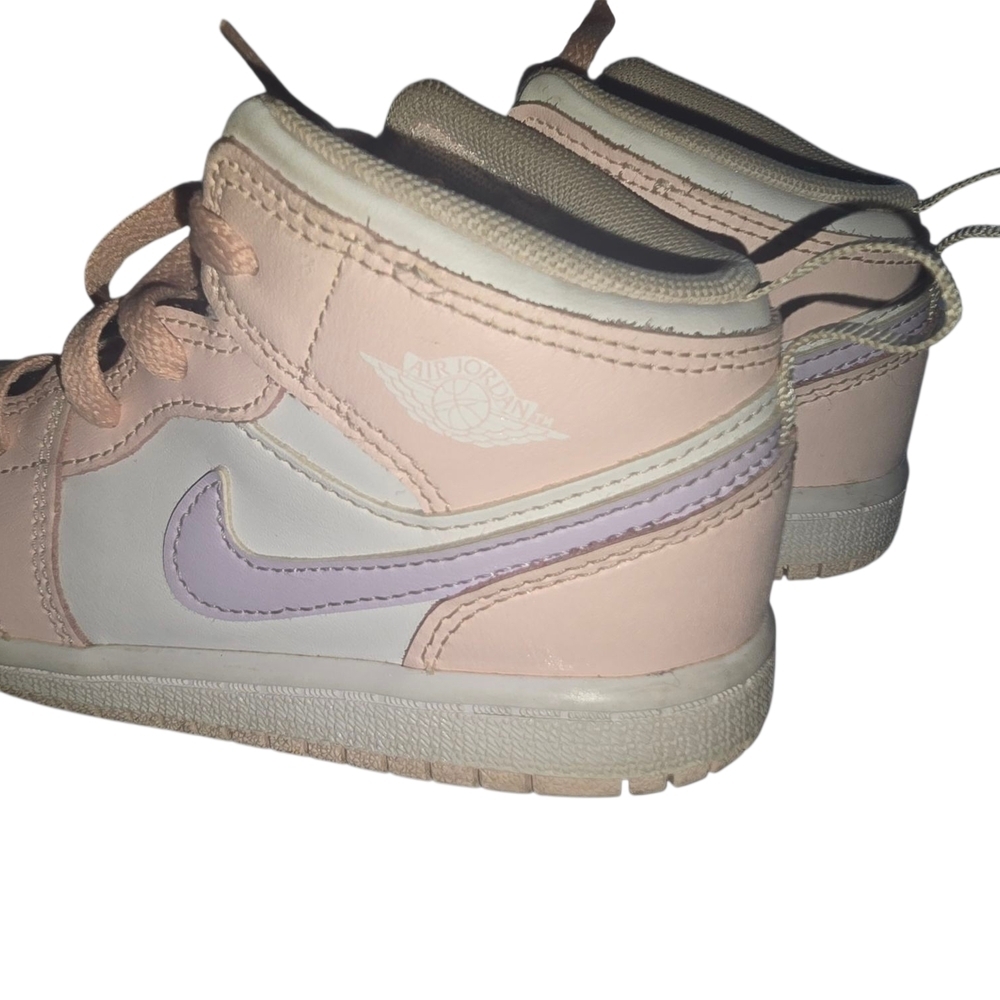 Nike Kids Light Pink and Lavender Sneakers - Picture 3 of 4